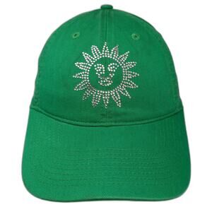 Gear For Sports Baseball Cap Green One Size Rhinestone Sun Valley Graphic Hat